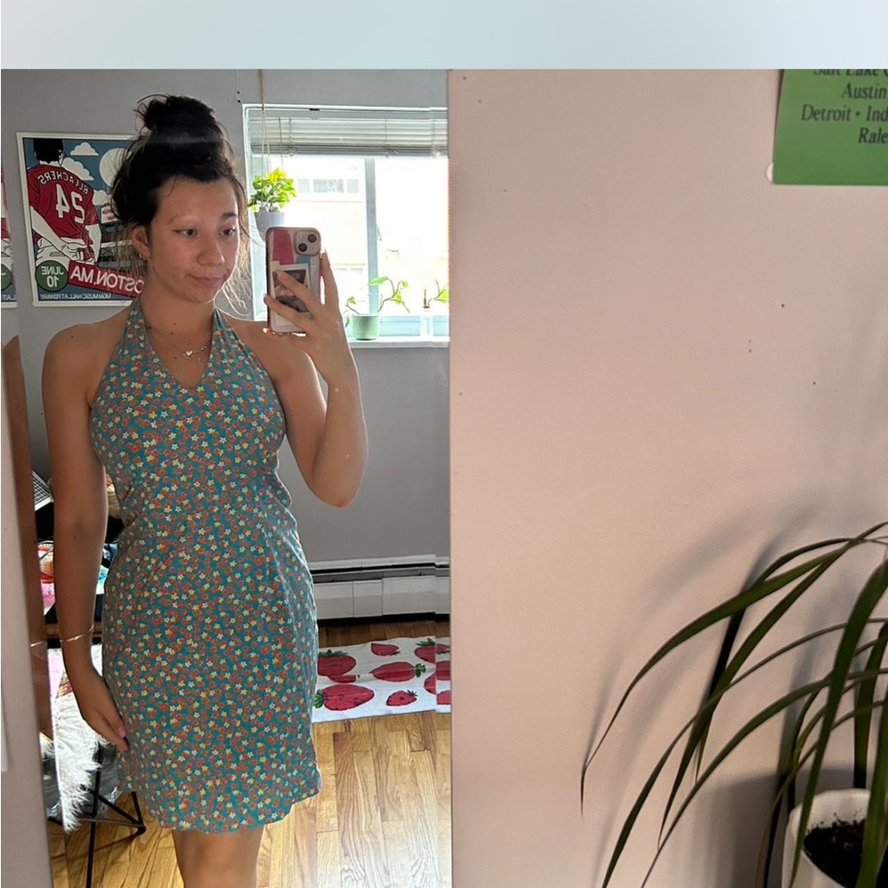 Ralph Lauren Green Halter Sundress